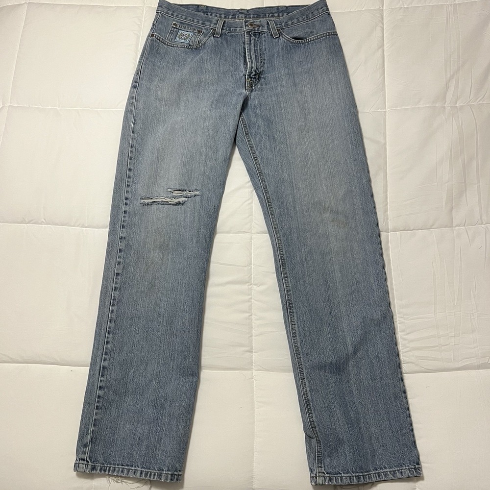 Cinch Jeans Men's 34x34 White Label Relaxed Fit Denim Medium Stonewash